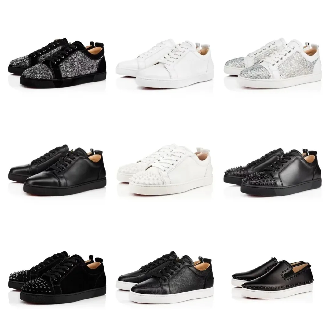 Christian Louboutin White Studded Trainers