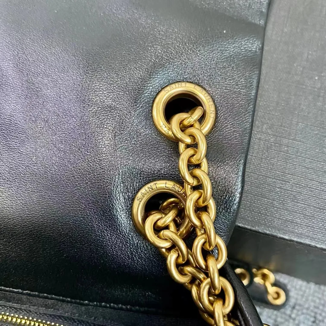 Saint Laurent Leather Shoulder Bag — photo 7