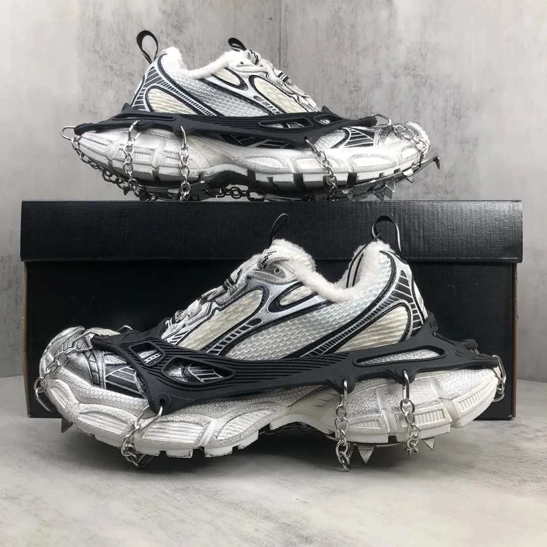 Balenciaga 3XL Black Fleece-Lined Dad Shoes — QC