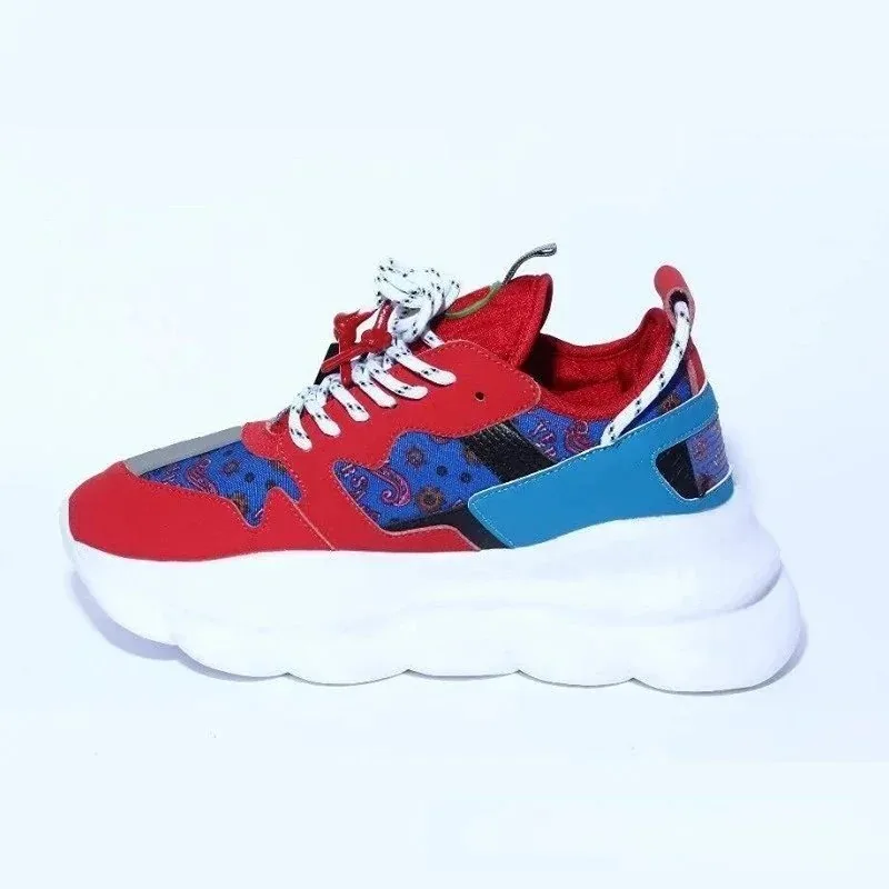 Versace Chain Reaction Blue Low-Top Trainers — Photo 12