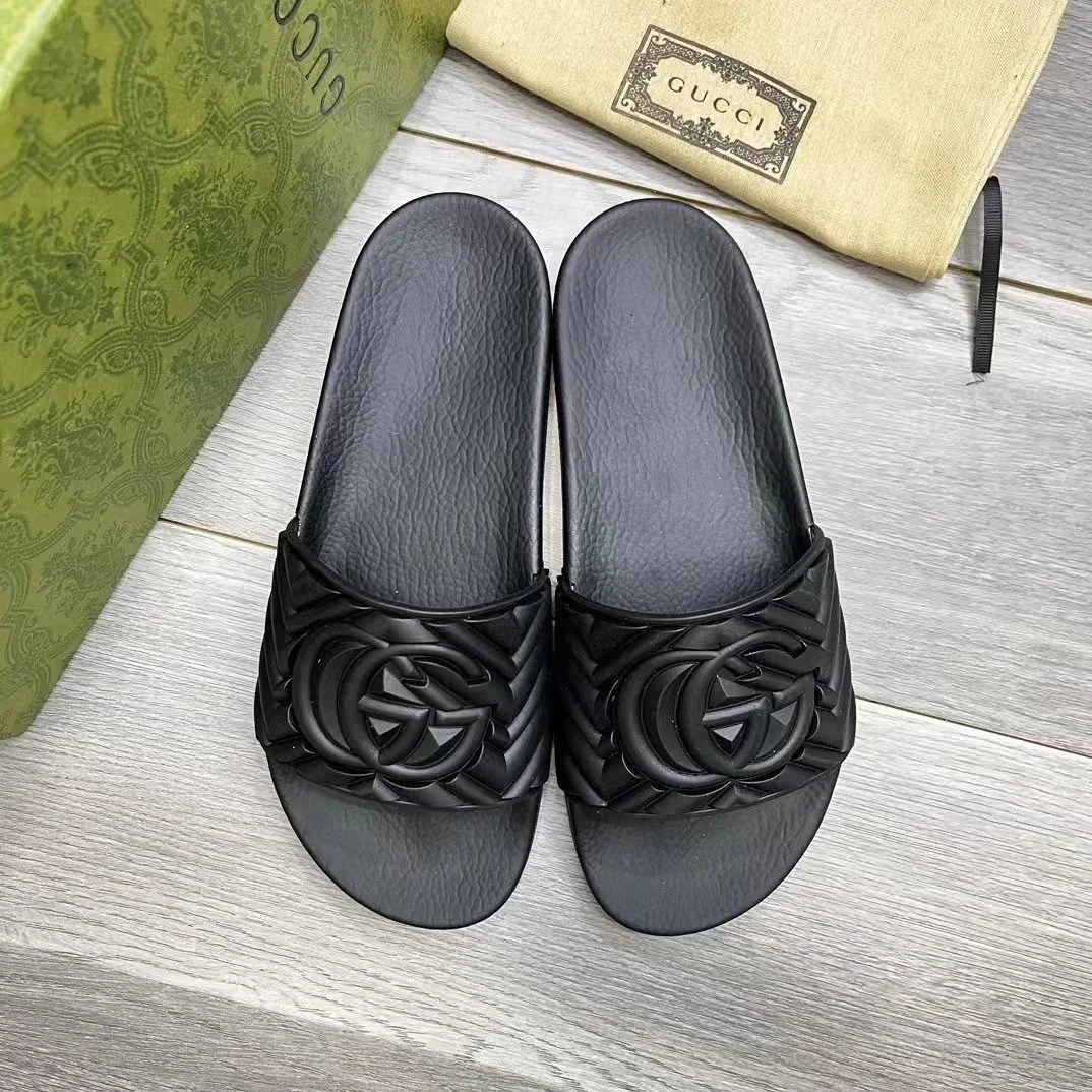 Gucci Double G Matelasse Rubber Slide Sandal — photo 7
