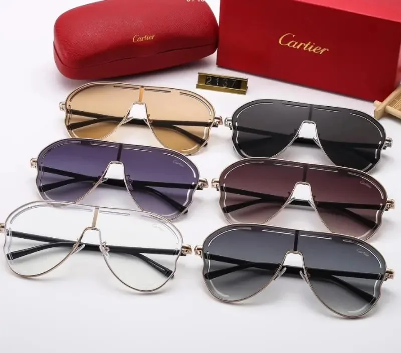 Cartier Rimless Wood Temple Sunglasses — QC