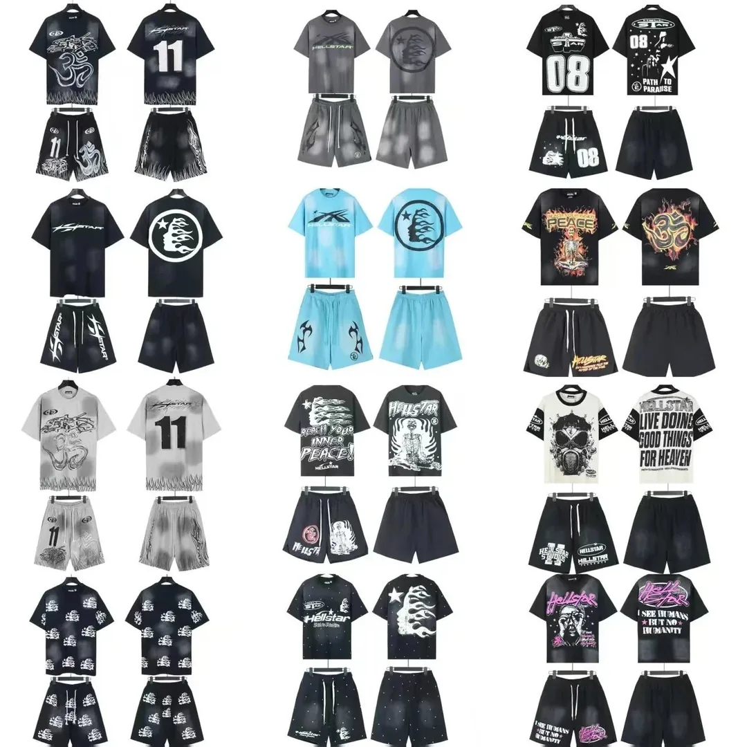 Hellstar High Street Print Short-Sleeve Set