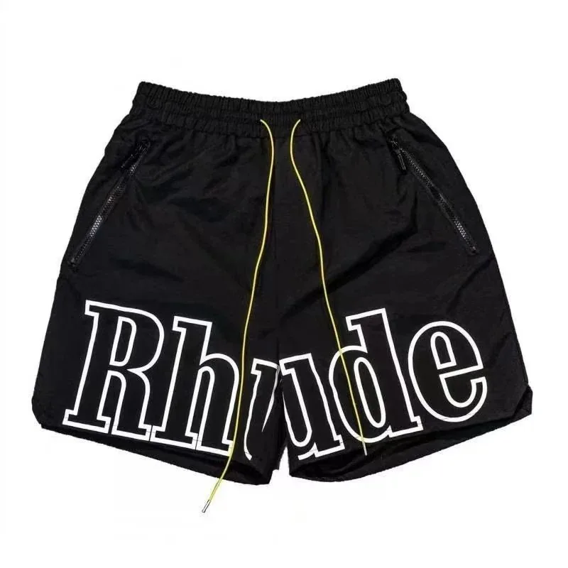 Colorblock Letter Mesh Shorts — QC