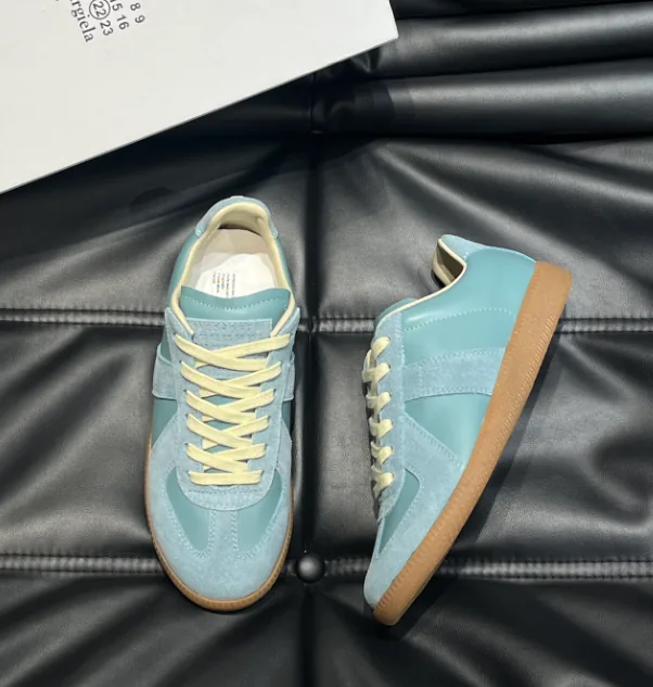 Maison Margiela Replica Beige Low-Top Skate Shoes — Photo 7