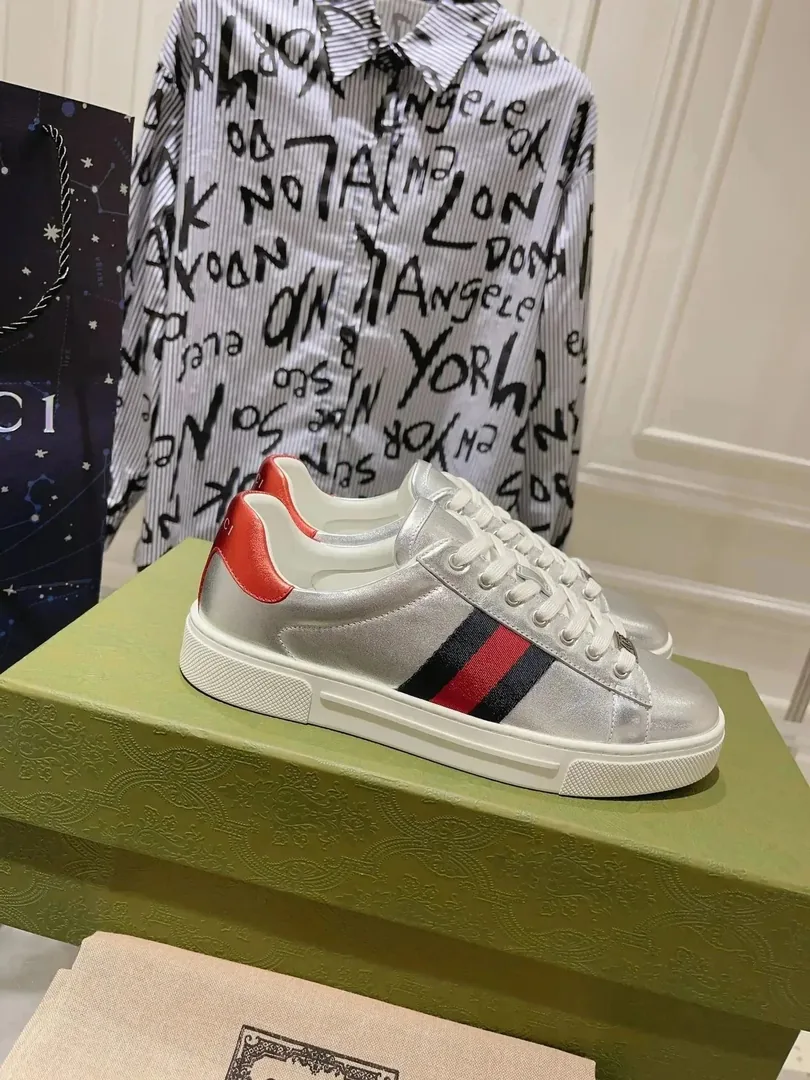 Gucci Ace Beige Retro Low-Tops — photo 2