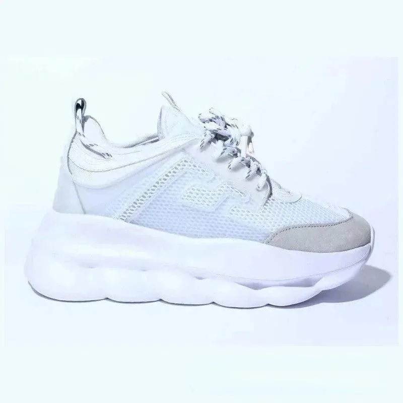Versace Chain Reaction Blue Low-Top Trainers — photo 9