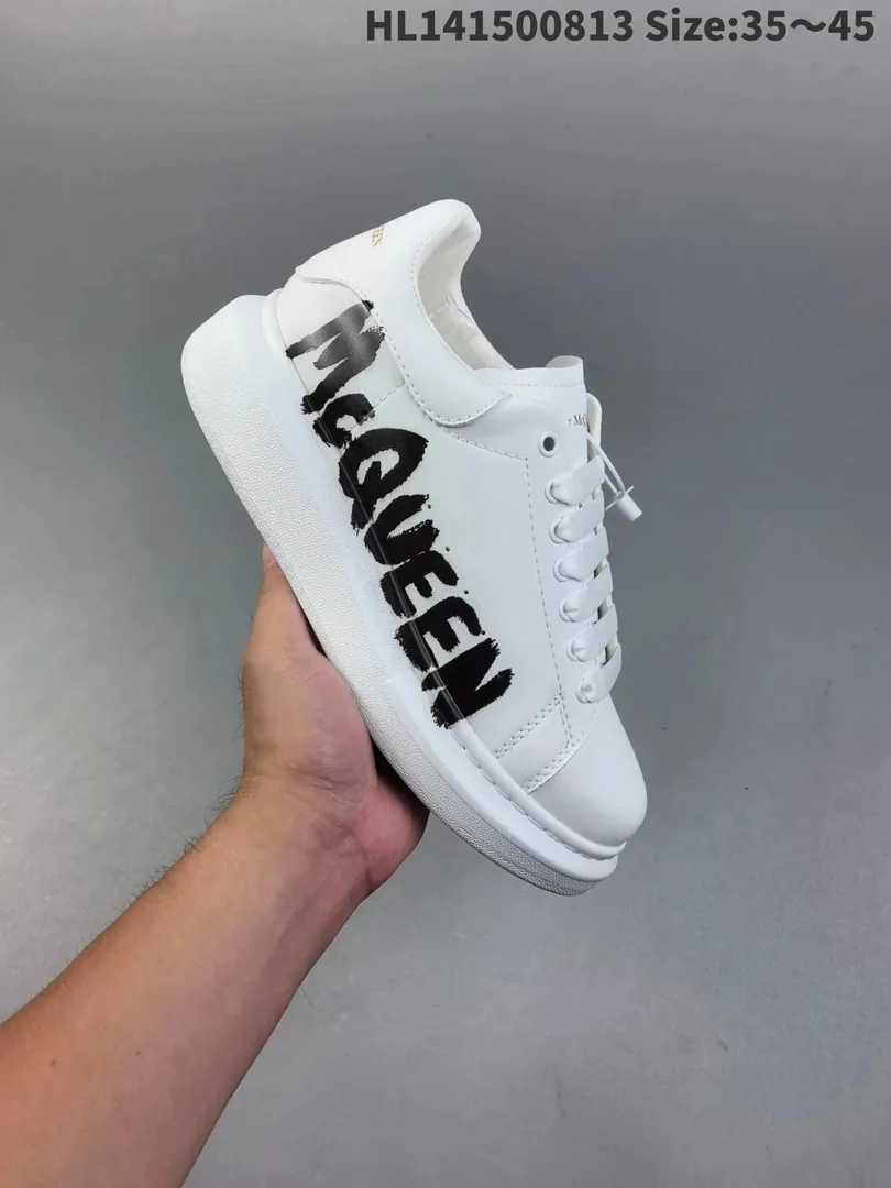 Alexander McQueen Oversized Sneaker White Breathable Platform Sneakers