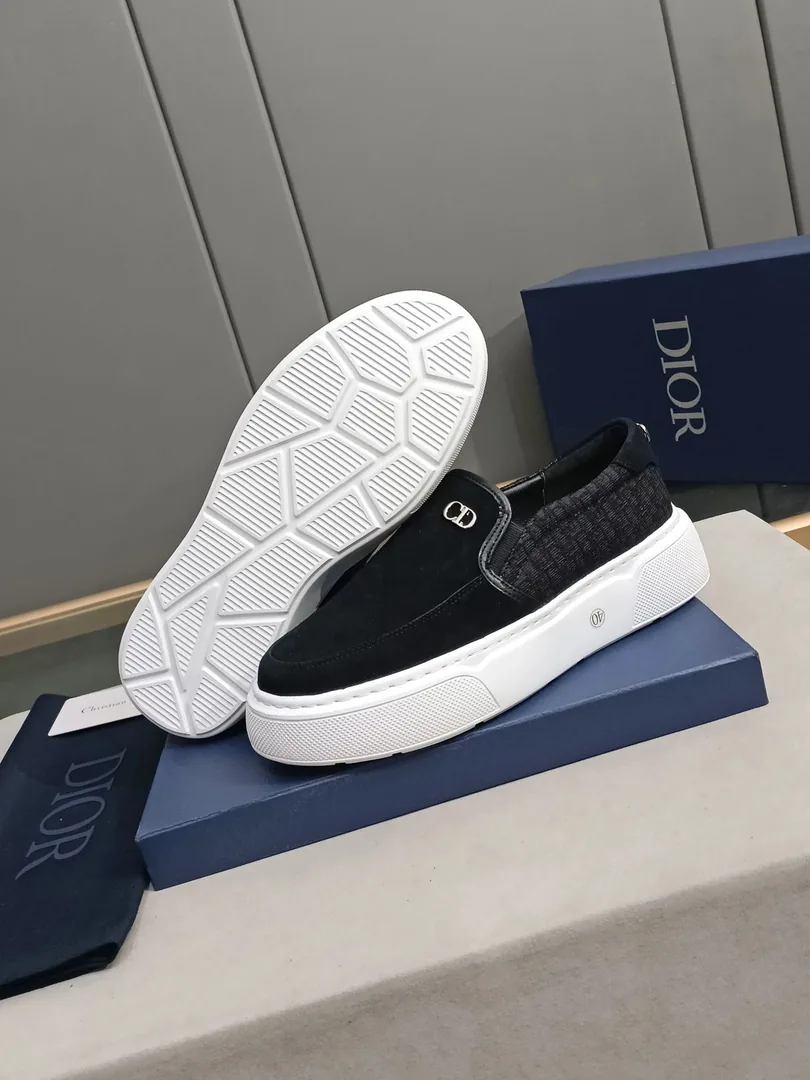 Dior Navy White Sneakers — QC