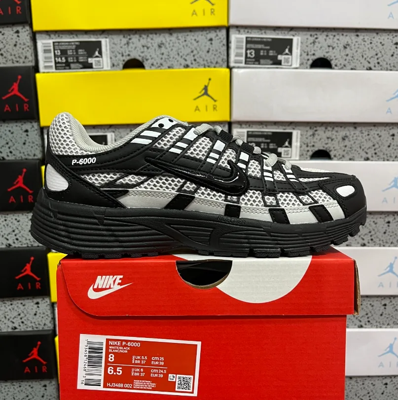 Nike P-6000 Red Breathable Running Shoes