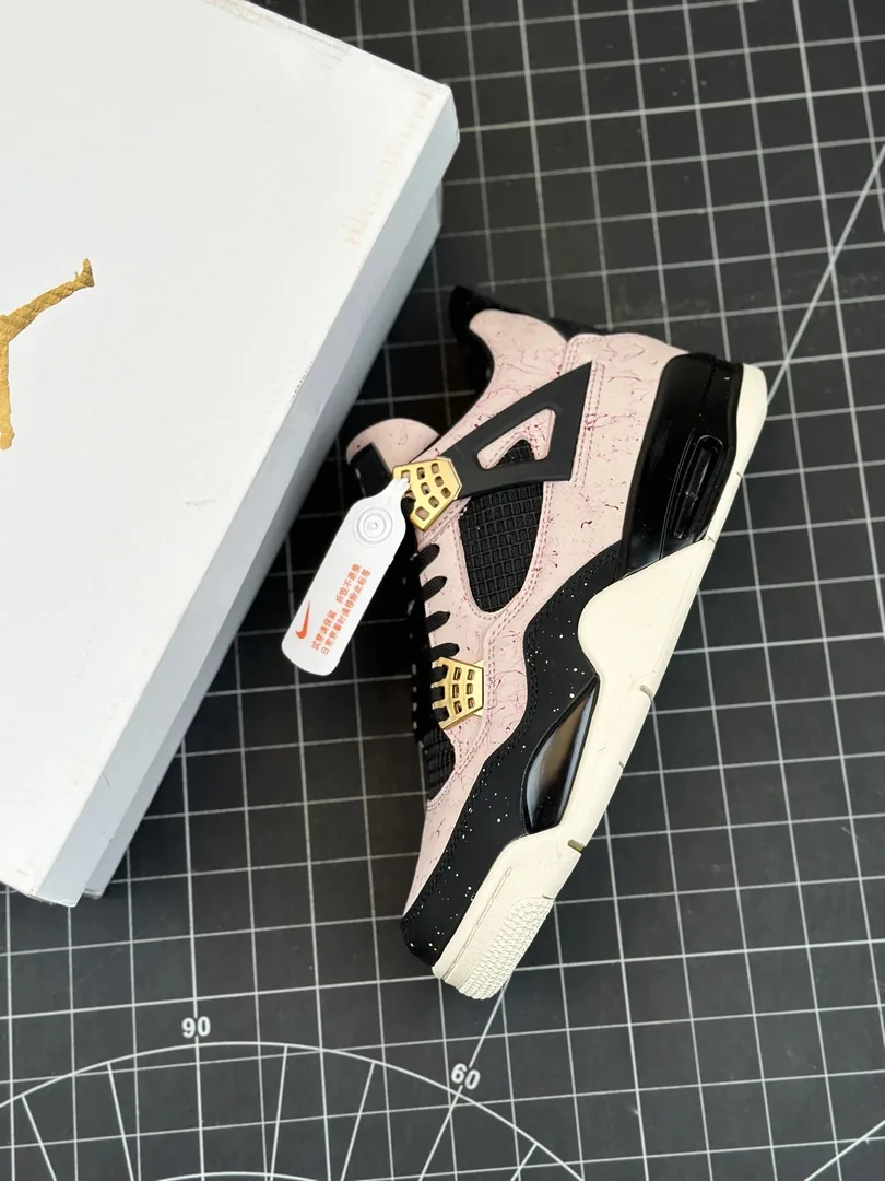 Pink Air Jordan 4 Sneakers — Photo 15