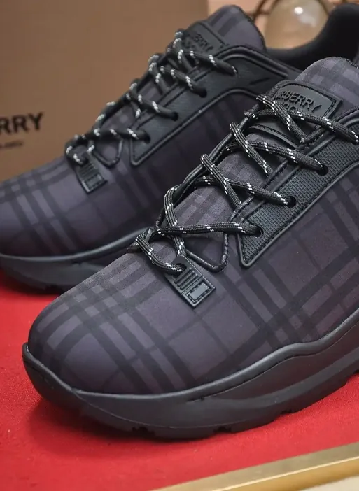 Burberry Brown Check Athletic Sneakers — photo 8