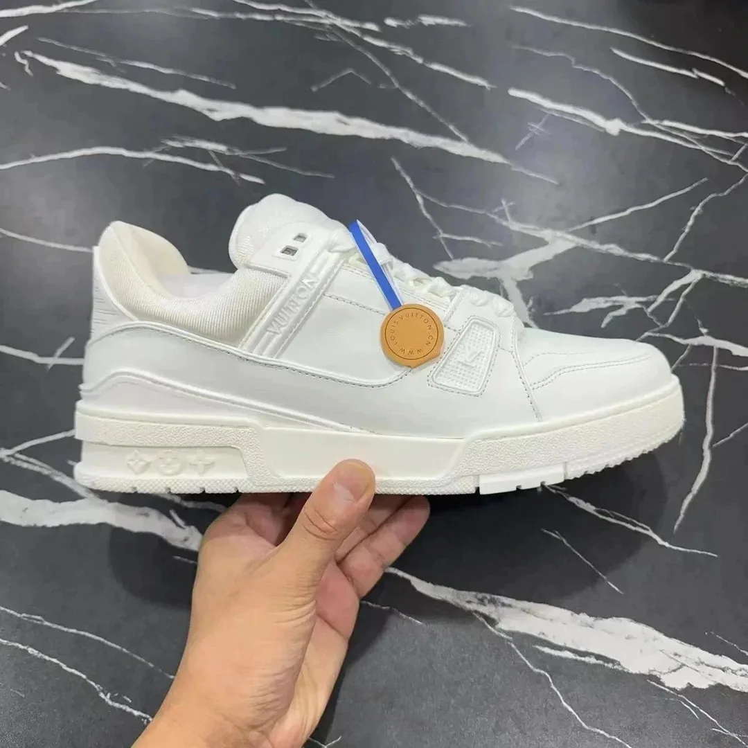 Louis Vuitton LV Trainer White Custom Trainers — Photo 7