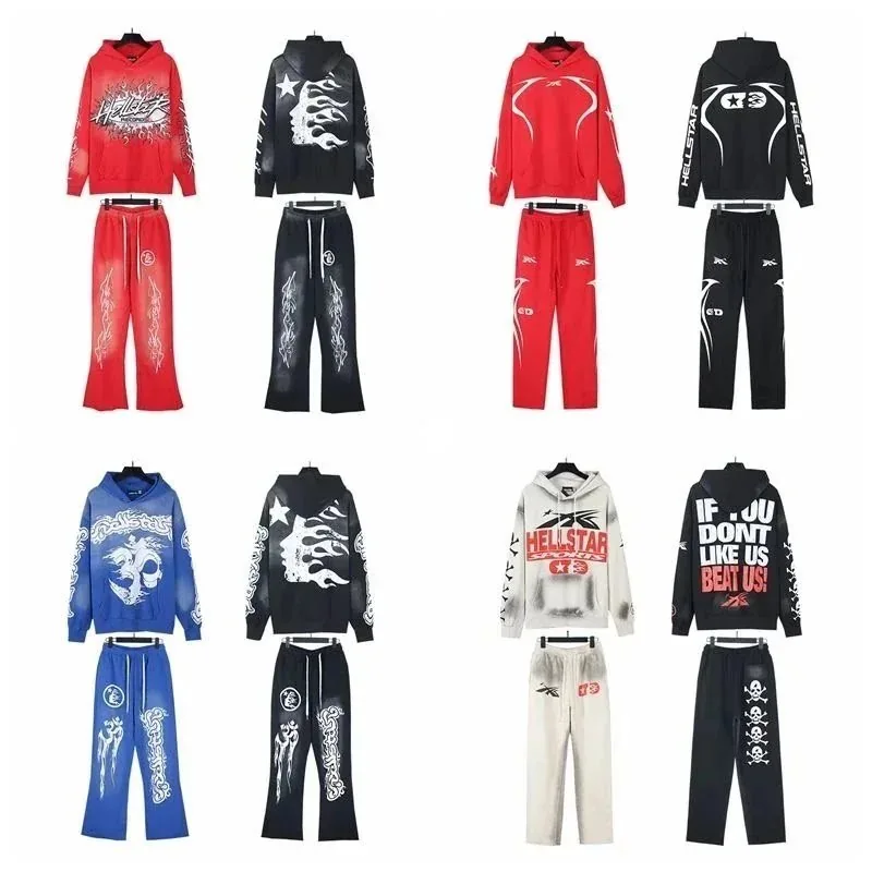 Cotton Hooded Hoodie And Pants Set — Photo 5