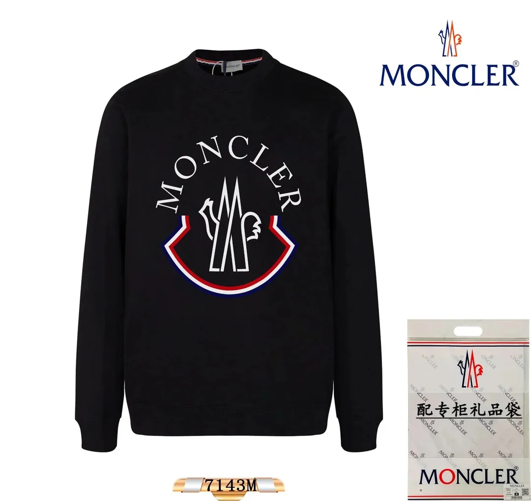Moncler Logo Crewneck Sweatshirt — QC