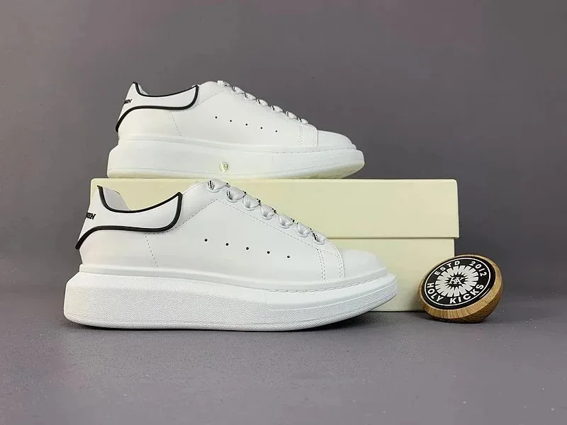Alexander McQueen Oversized Sneaker White Platform Trainers — Photo 12