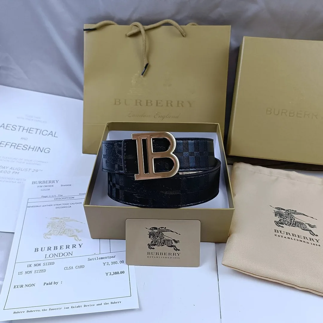 Burberry Leather Belt — Photo 7
