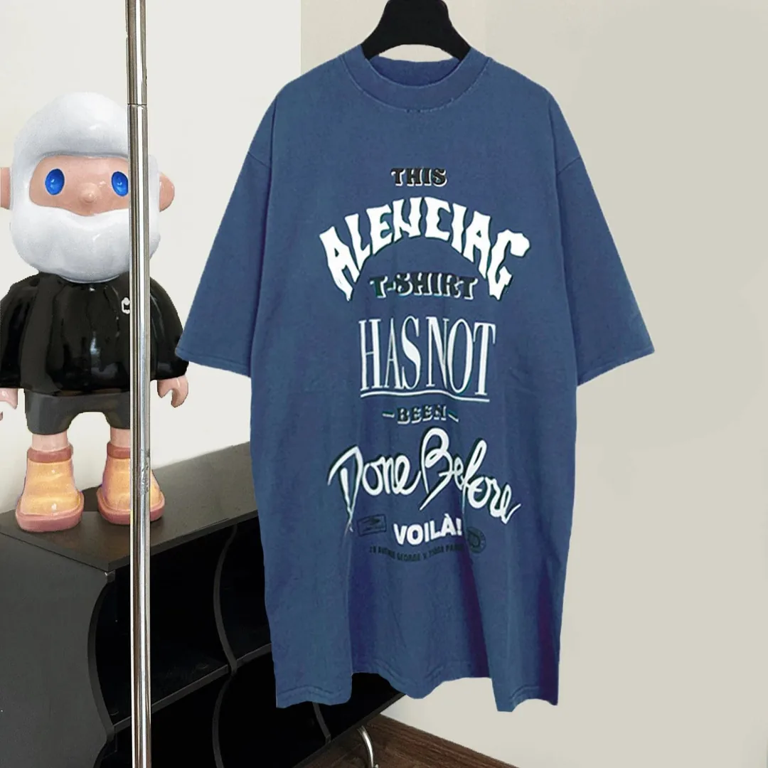Balenciaga Foam Print Letter T-Shirt