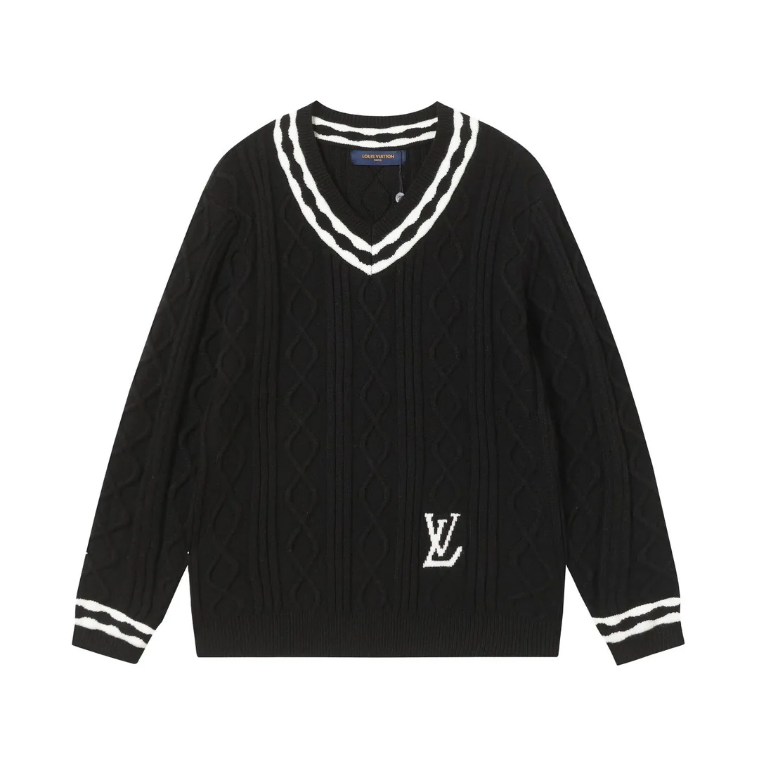 Patterned Knit Sweater — Photo 9