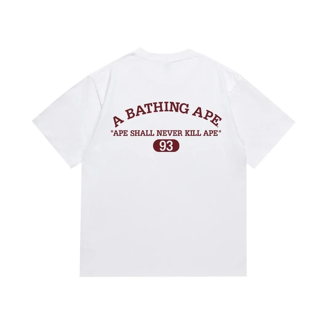 Bape Camo Ape Letter Print T-Shirt — Photo 7