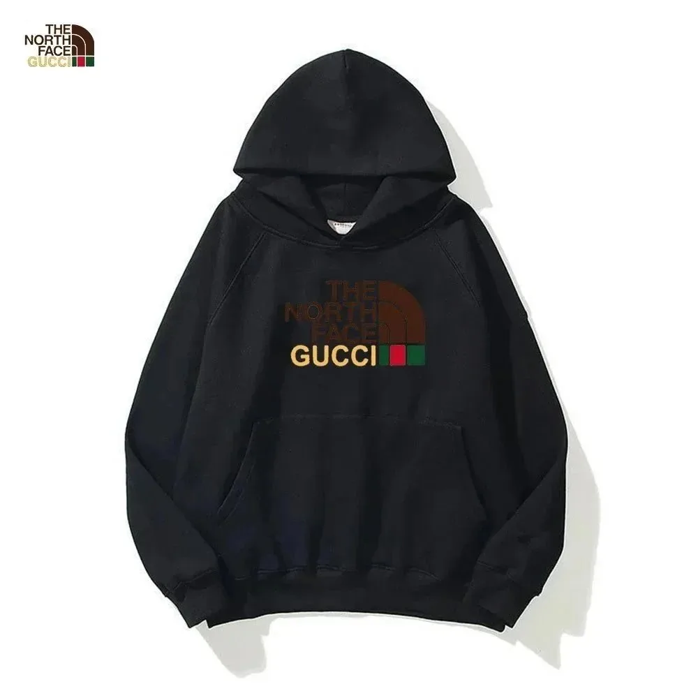 Gucci The North Face Logo Black Hoodie