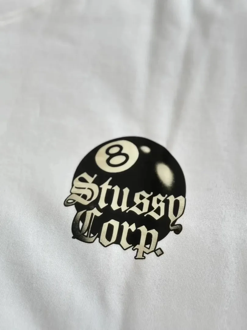 Black Eight Ball Letter Print T-Shirt — photo 11
