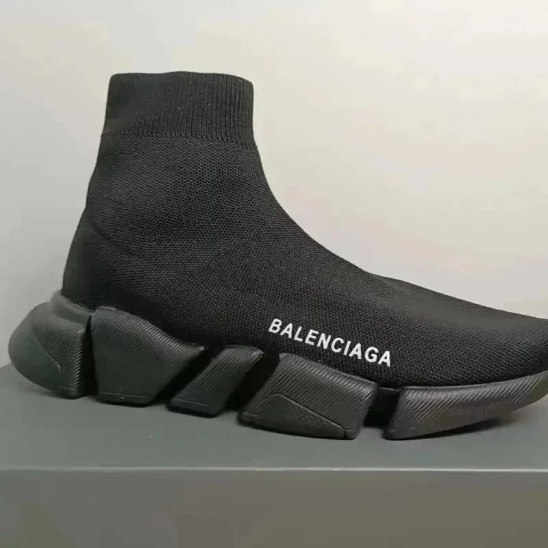 Balenciaga Speed Trainer White High-Top Sneakers — QC