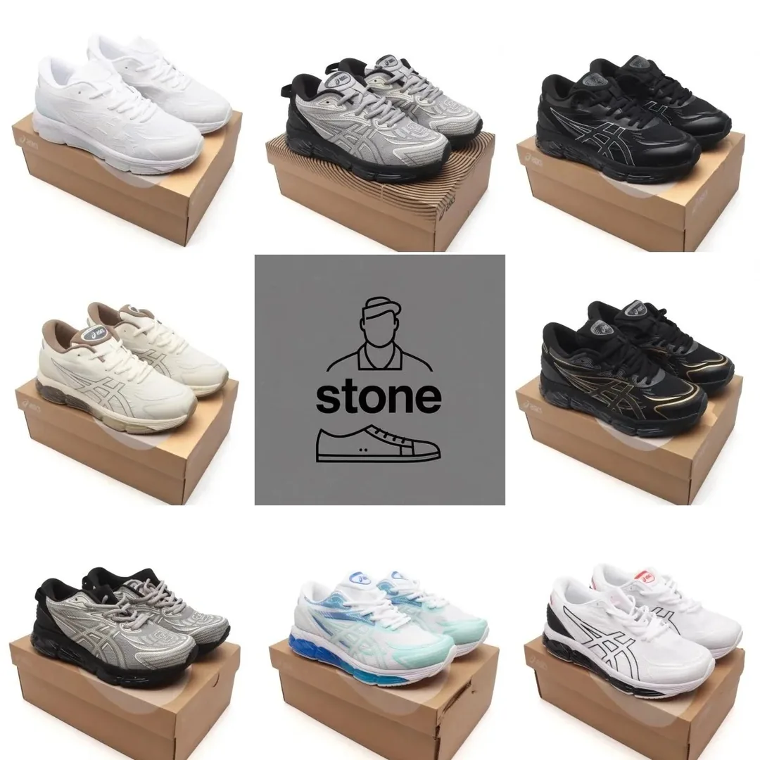 Asics Grey Low-Top Trainers