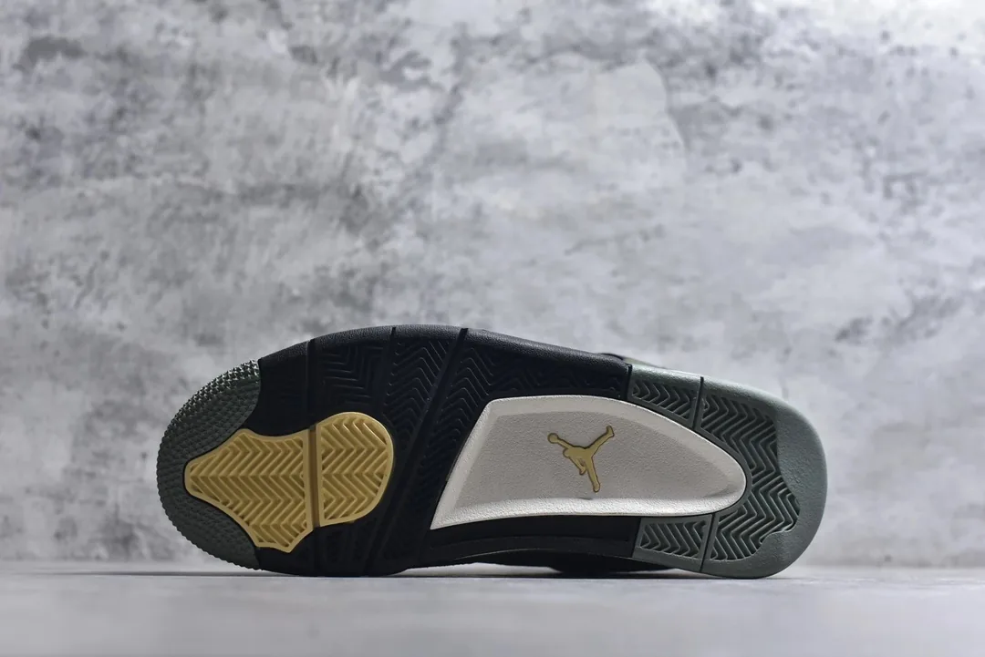Air Jordan 4 Olive Canvas — Photo 5