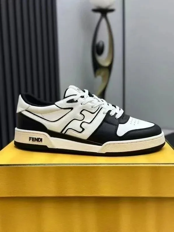 Fendi White Low-Top Skate Shoes — QC