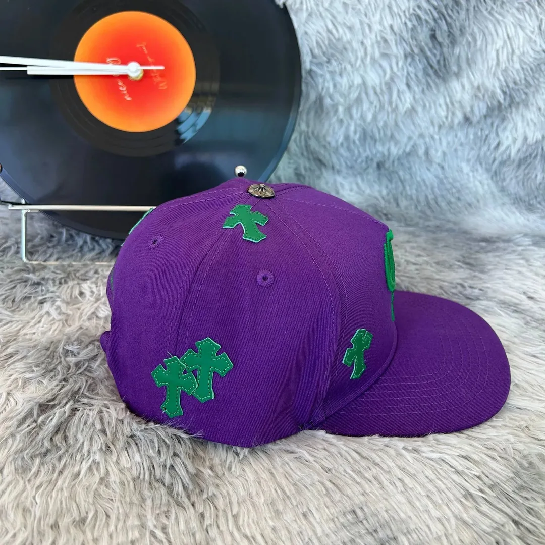 Embroidered Print Baseball Cap — Photo 15