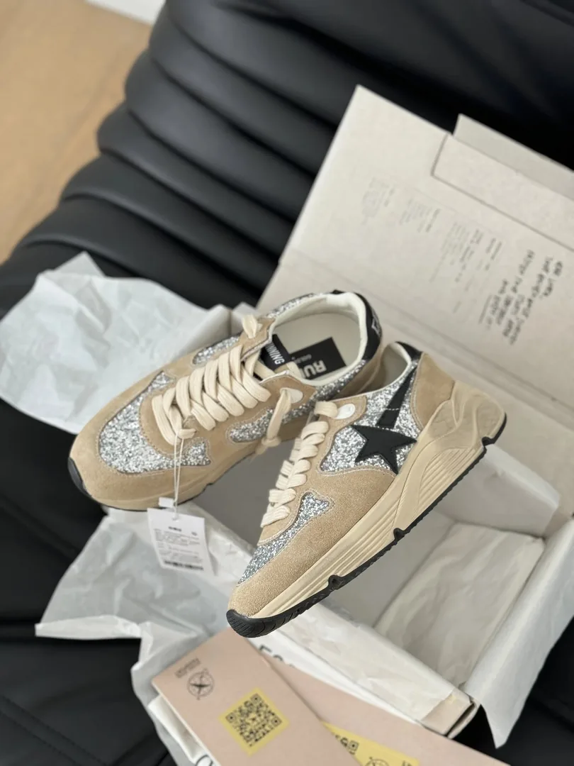 Golden Goose Dad-Star Dad Star White Trainers — QC