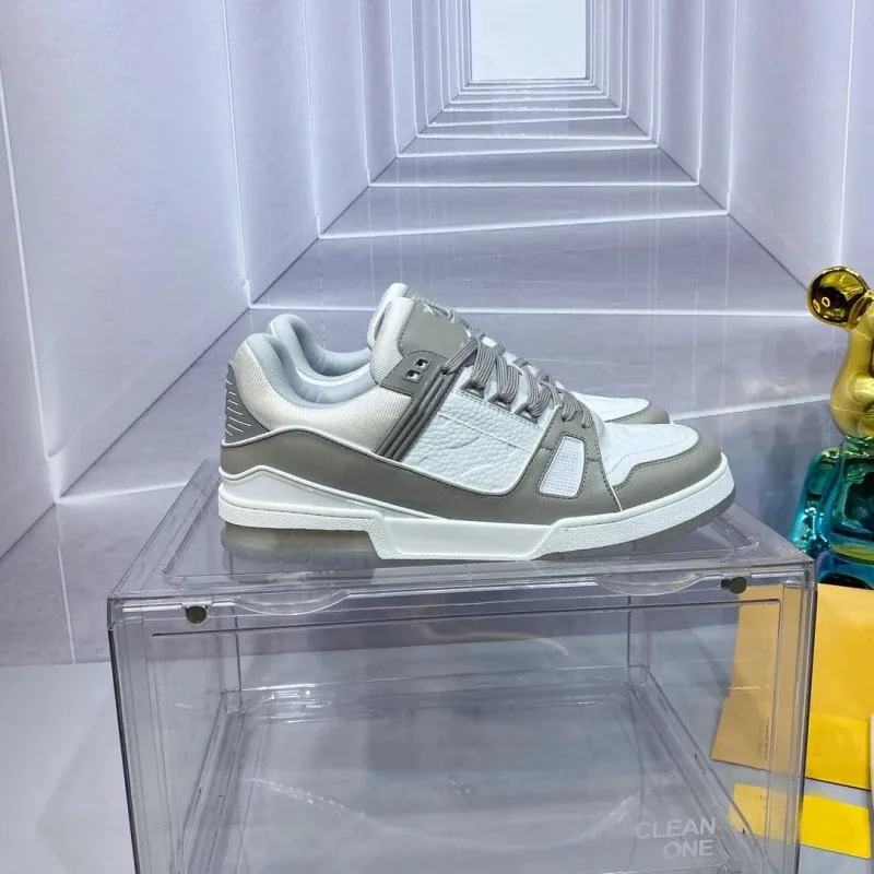 Louis Vuitton LV Trainer Denim Black Basketball Shoes — Photo 8