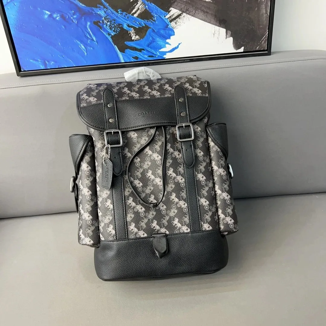 Coach Leather Backpack — photo 2