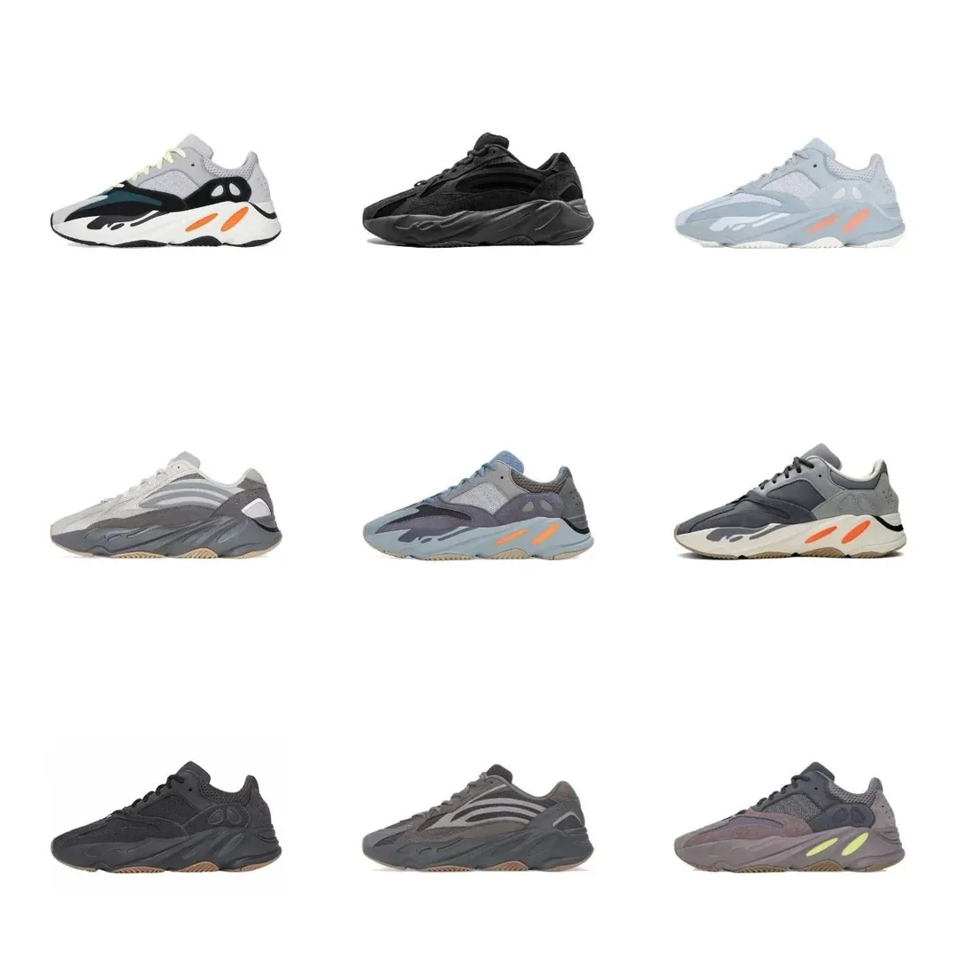 Adidas Yeezy 700 Low-Top Lace-Up Sneakers