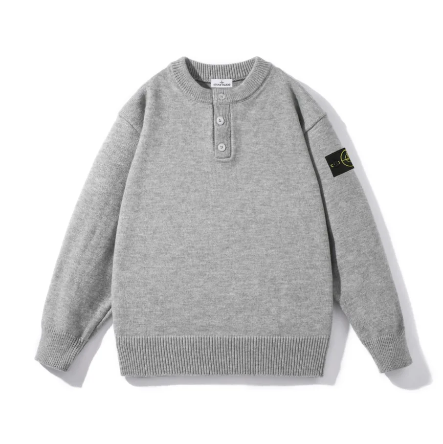 Button Knit Sweater — Photo 5