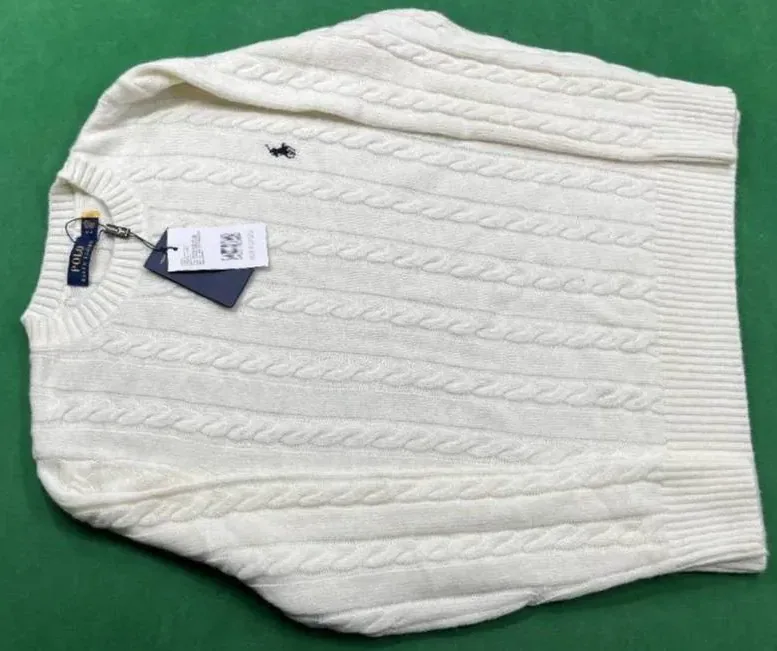 Cable Knit Pullover Sweater — Photo 7