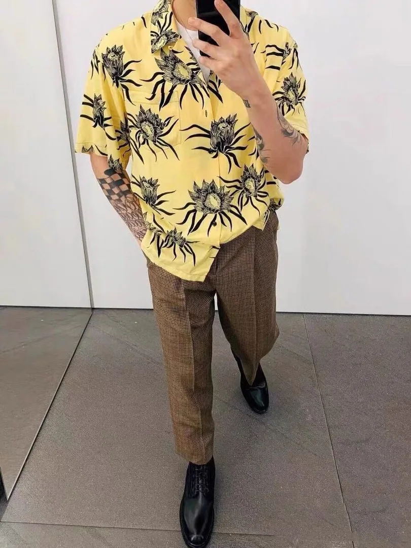 Celine Hawaii Palm Print Shirt — photo 2
