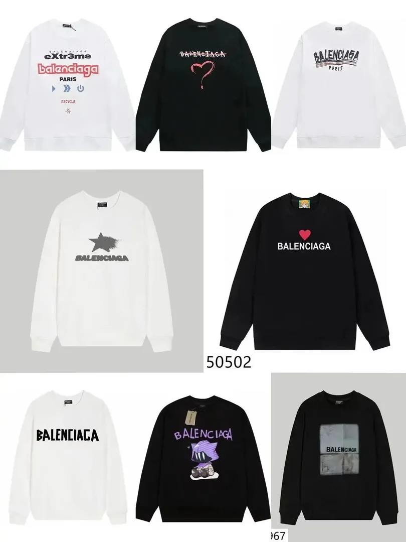 Balenciaga Logo Sweatshirt Collection