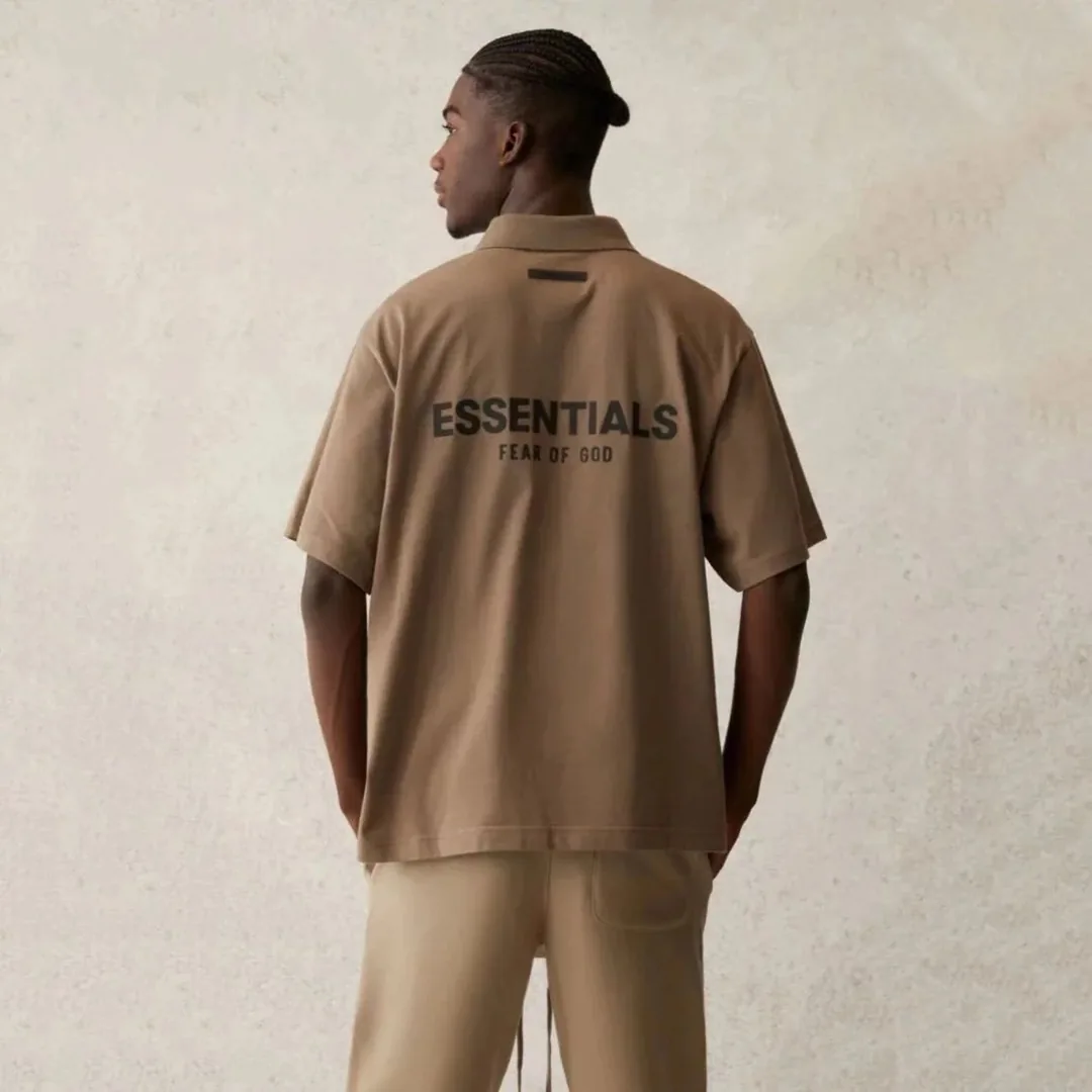 Silicone Letter Polo Shirt — Photo 10