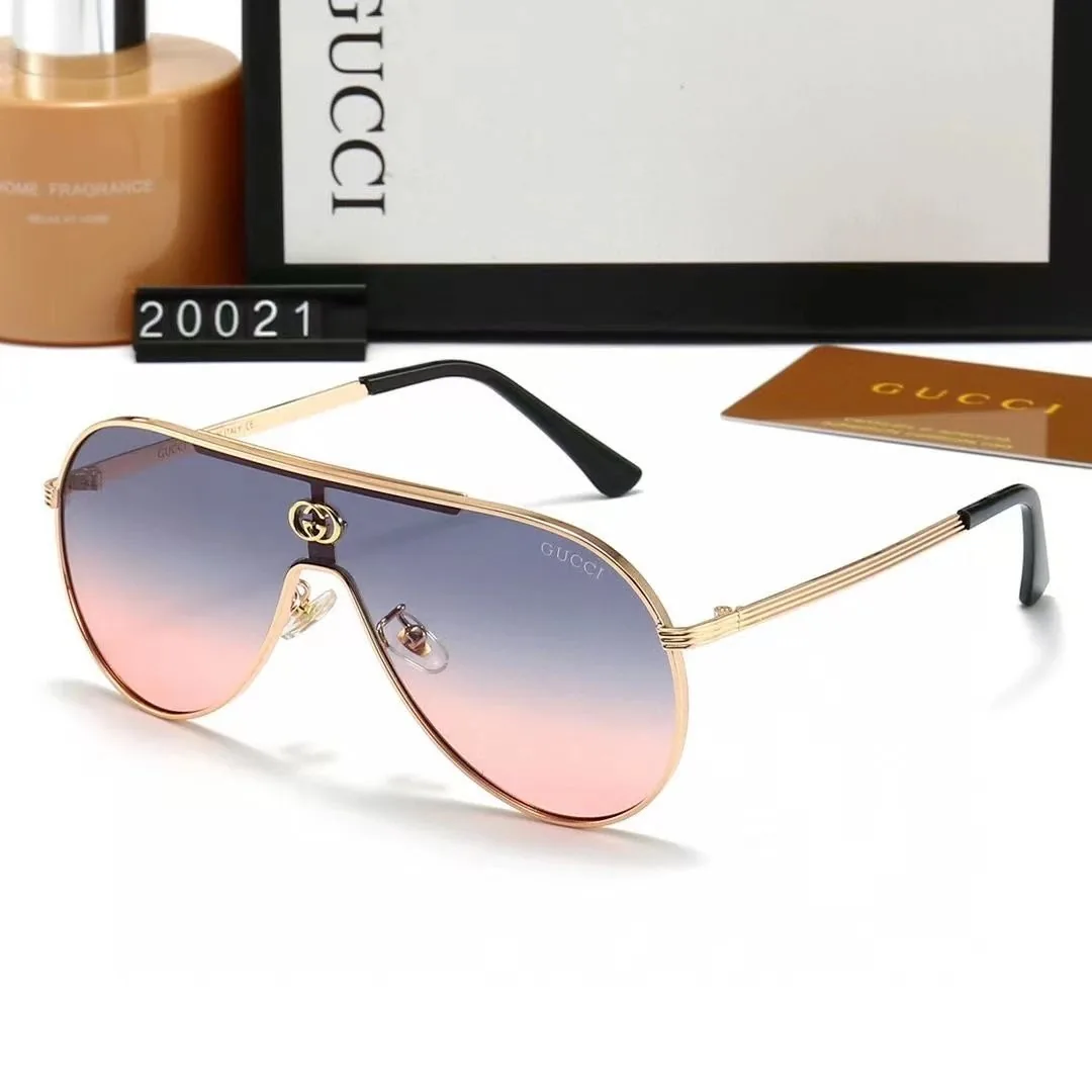 Gucci GG Logo Aviator Sunglasses — QC