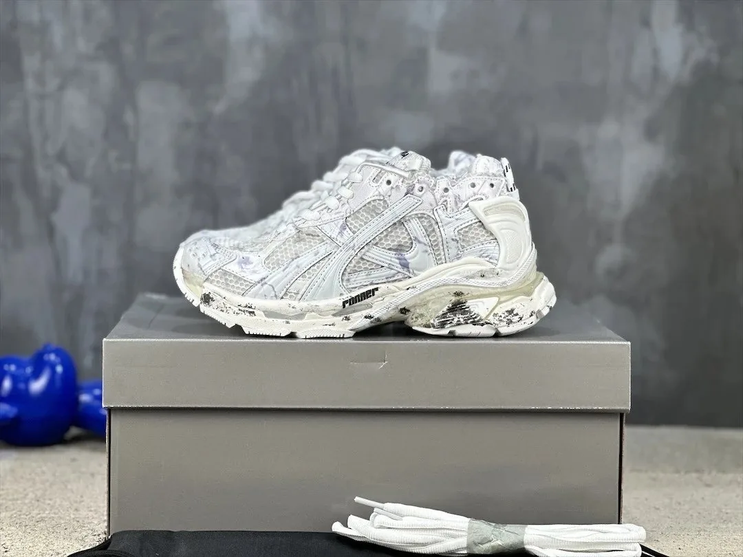 Balenciaga Black 7.5 Track Runners — QC