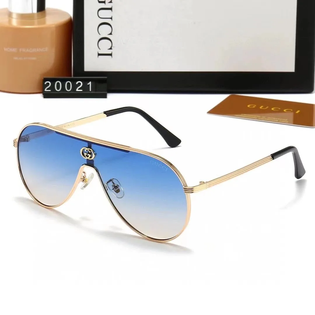 Gucci GG Logo Aviator Sunglasses — QC