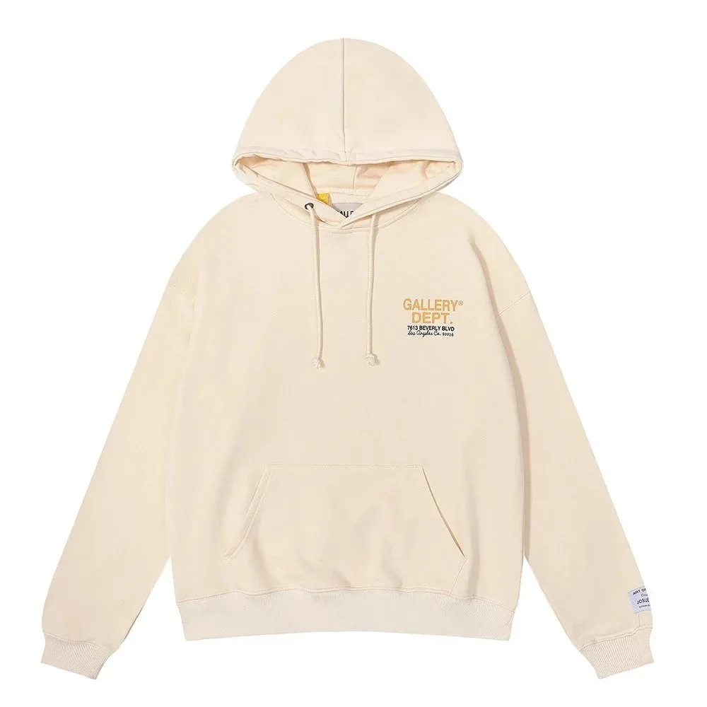 Gallery Dept Splatter Letter Hooded Hoodie — Photo 14