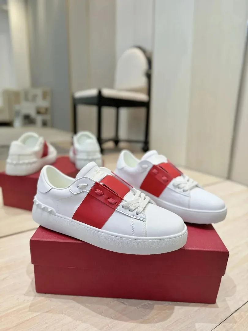 Valentino Open Sneaker Disco Red Sneakers — QC