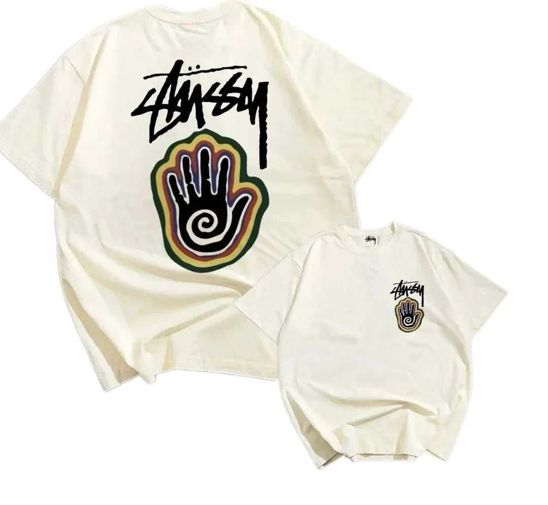 Stussy Hand Print T-Shirt — Photo 3