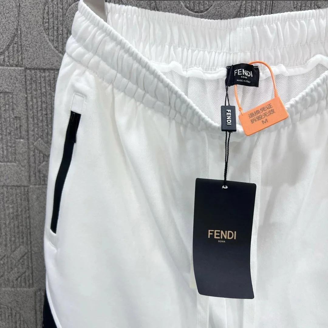 Fendi Monogram Cotton Beach Shorts — Photo 3