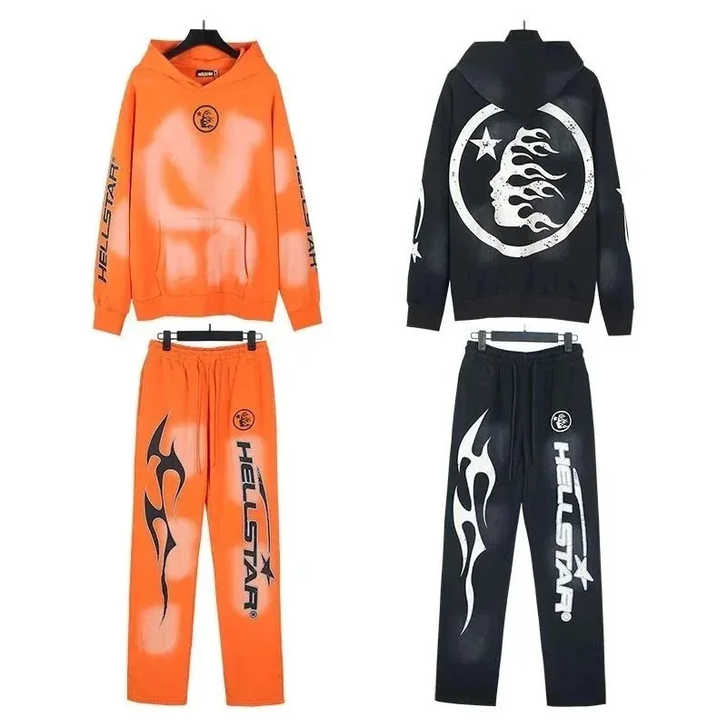 Cotton Hooded Hoodie And Pants Set — Photo 8