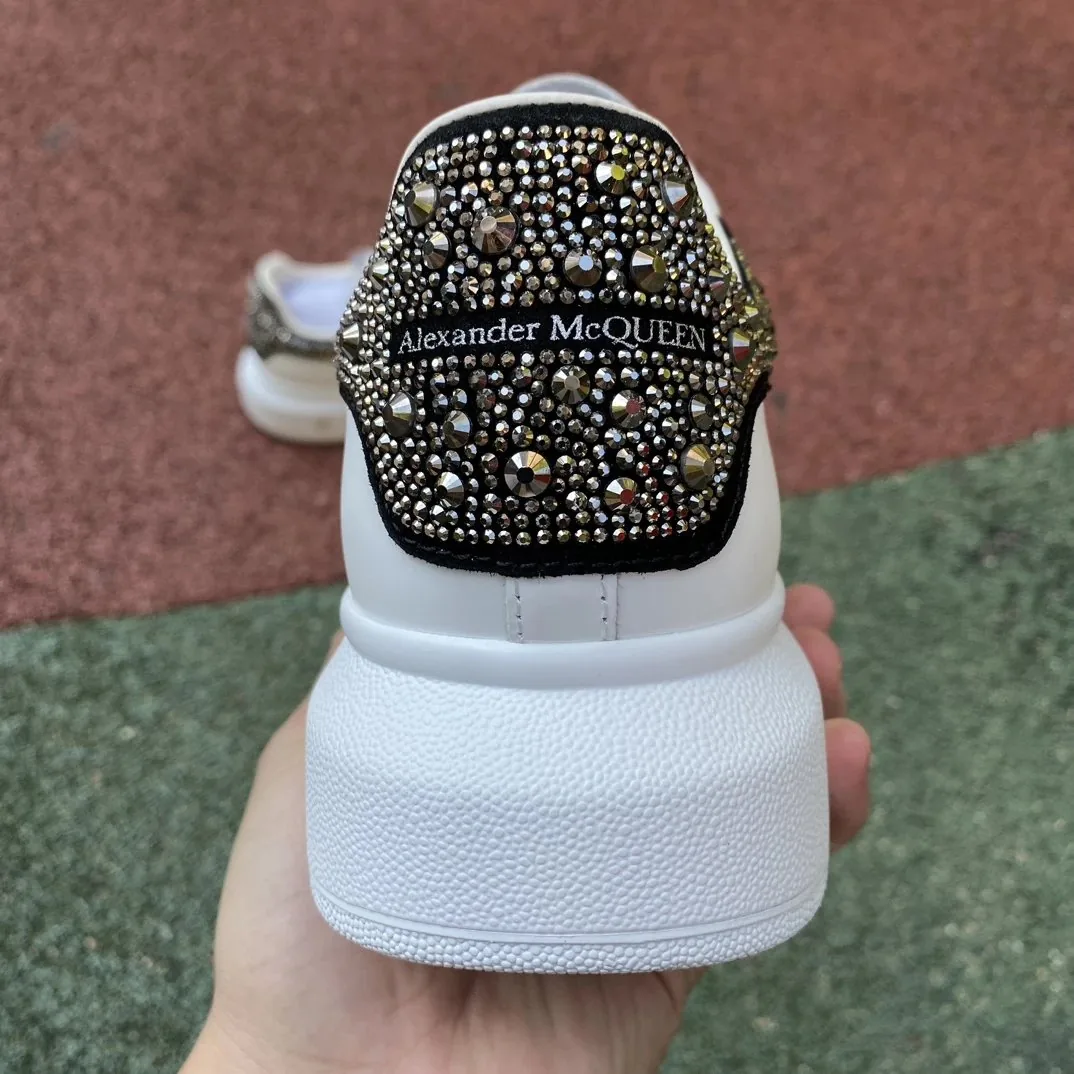 Alexander McQueen Oversized Sneaker Rhinestone Sneakers — QC