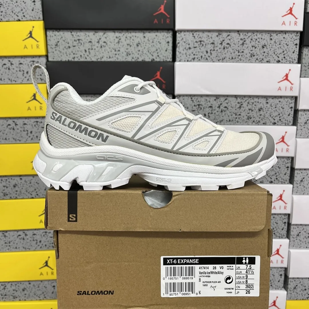 Salomon XT-6 Grey Outdoor Mountain Trail Runners — Photo 7